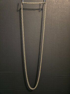 Necklace Light Weight Silver Color Chain Length 26"